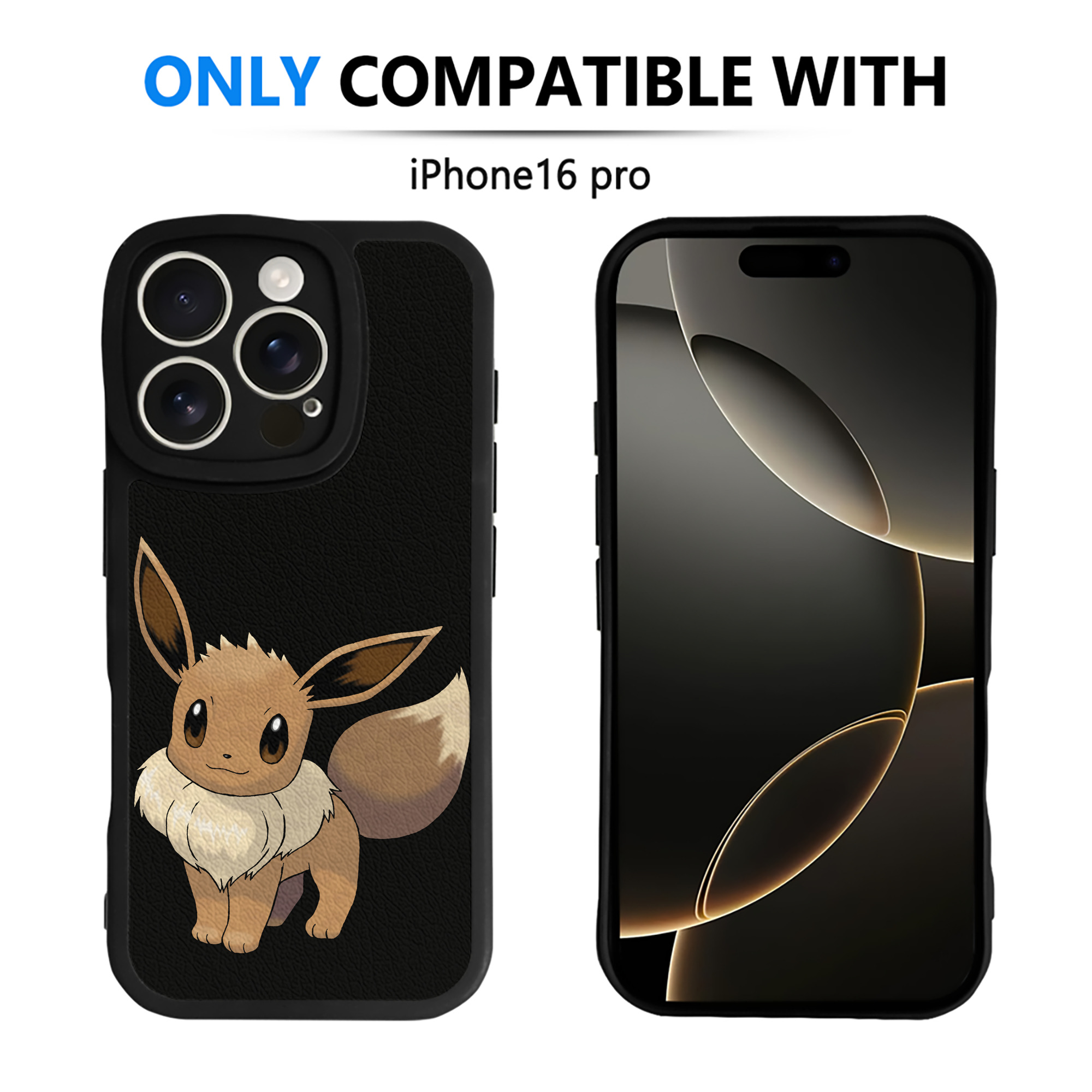 （画像用） ポケットモンスター Pokémon 【iPhone 16シリーズ対応】シリコンスマホケース（レザー調） 材質：シリコン